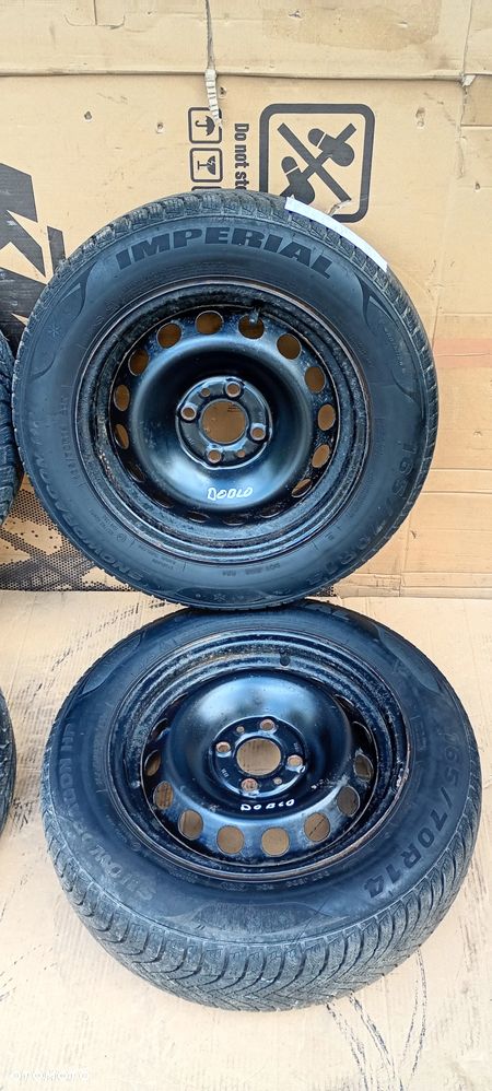 Felgi stalowe z oponami 165/70 R14 4X98 ET35 Fiat Doblo I Lift - 10