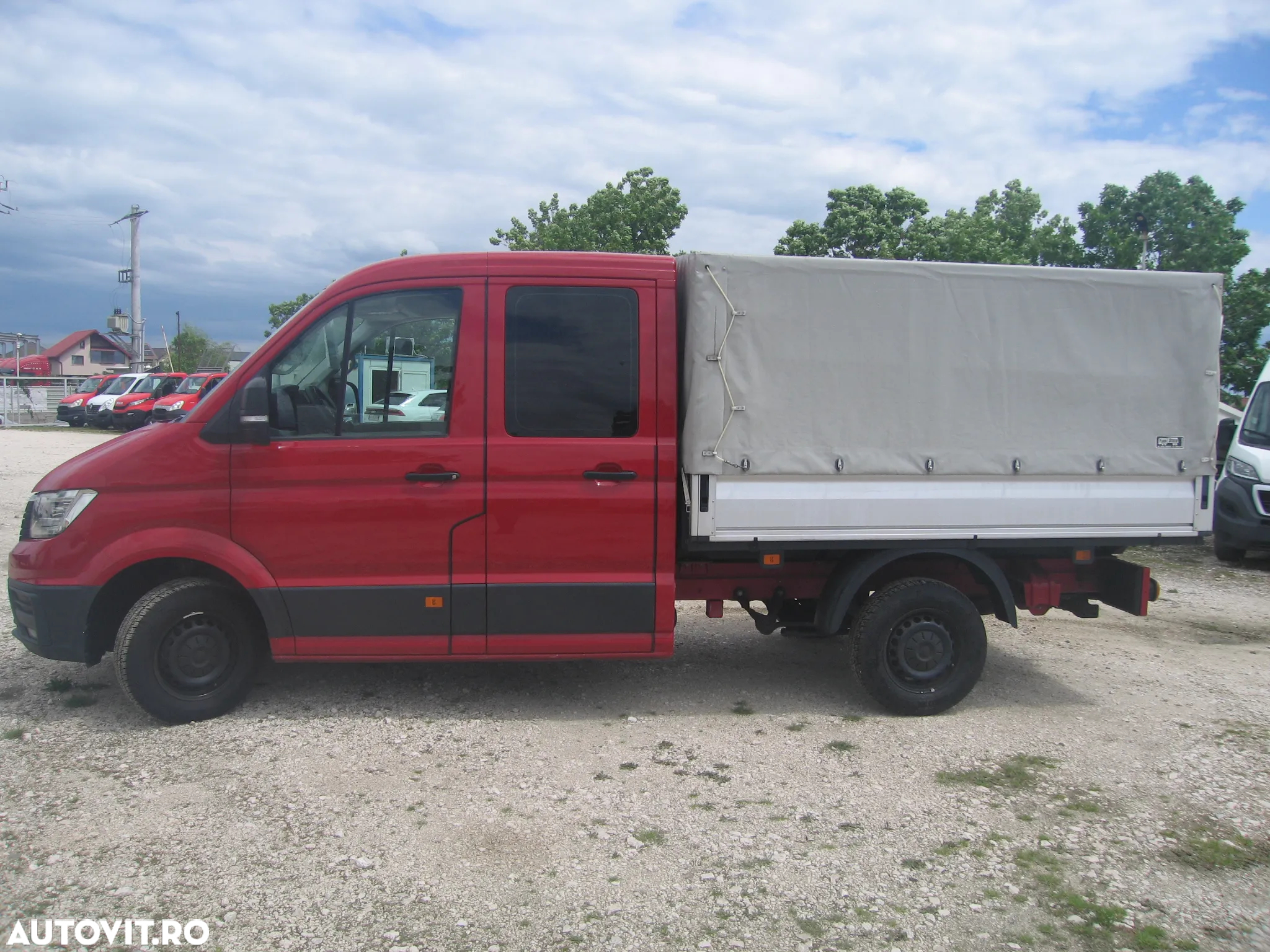 Volkswagen CRAFTER   7 LOC. PLATFORMA MIXTA , cu PRELATA ,AC. EURO VI. - 4