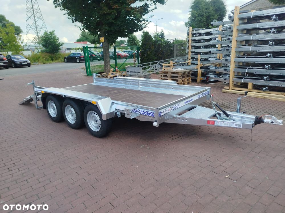 Niewiadów Przyczepa do przewozu sprzętu budowlanego Niewiadów K3535 Najazdy 355x185 cm 2 osie DMC 3500kg pod minikoparke walec dostawa pod dom - 10