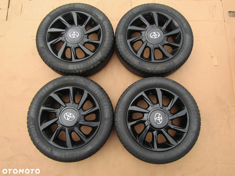 4x FELGI KOŁA 15 Citroen C1 Toyota Aygo II IQ Peugeot 107 108 / + Opony 165/60 LETNIE - 20