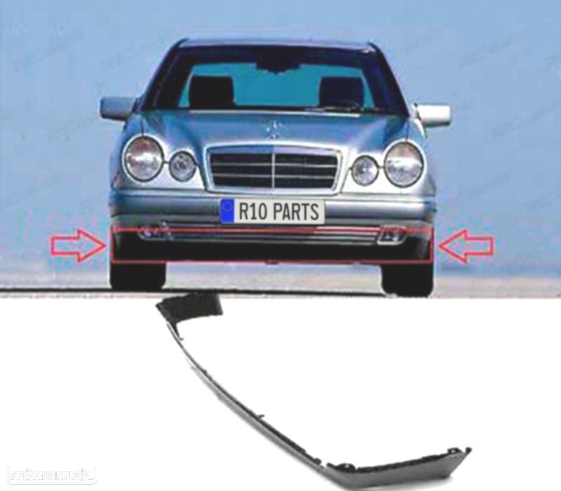 SPOILER LIP PARA-CHOQUES MERCEDES W210 95-99 - 2