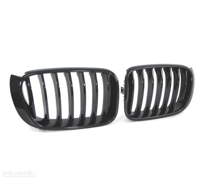 GRELHA BMW X3 F25 LCI 14-18 X4 F26 14- LOOK M PERFORMANCE PRETO BRILHANTE - 4