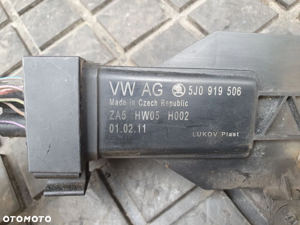 SKODA FABIA II MODUŁ STEROWNIK WENTYLATORÓW 5J0919506 + WTYCZKA - 2