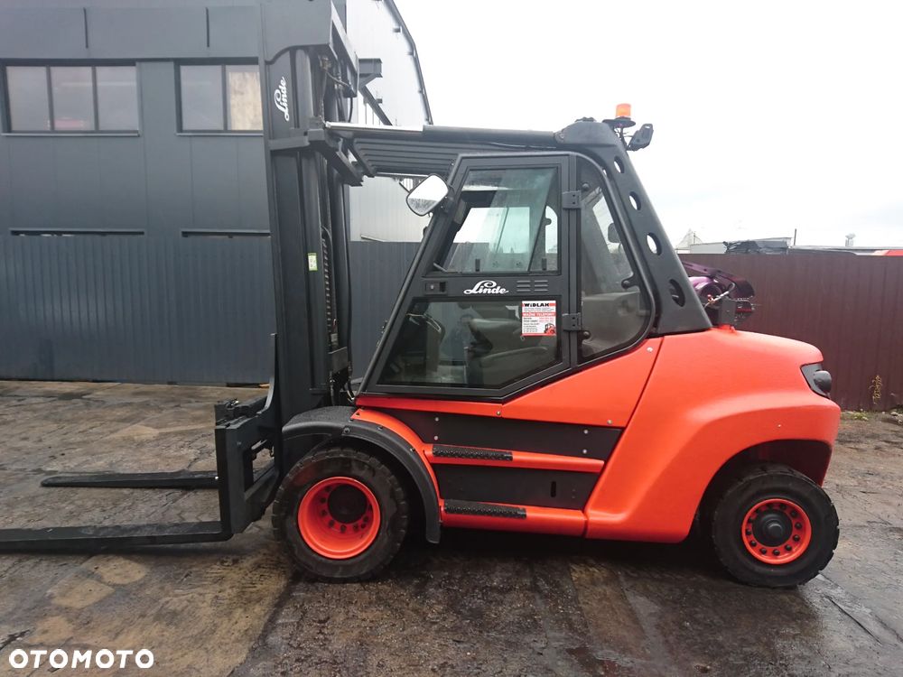 Linde [2015] WÓZEK WIDŁOWY LINDE H80T-900 gaz 8ton - 5