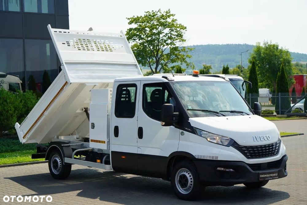 Iveco DAILY 35-140 / WYWROTKA ALUMINIOWA / BRYGADÓWKA 6 MIEJSC / BLIŹNIAK / MANUAL / SPROWADZONA / EURO 6 - 3