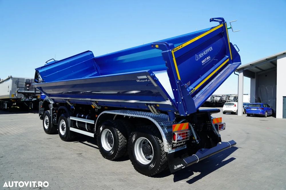 MAN TGS 41.480 / 8x6 / BASCULANĂ SPATE / MANUAL / NOU NOU / KH-KIPPER / - 11