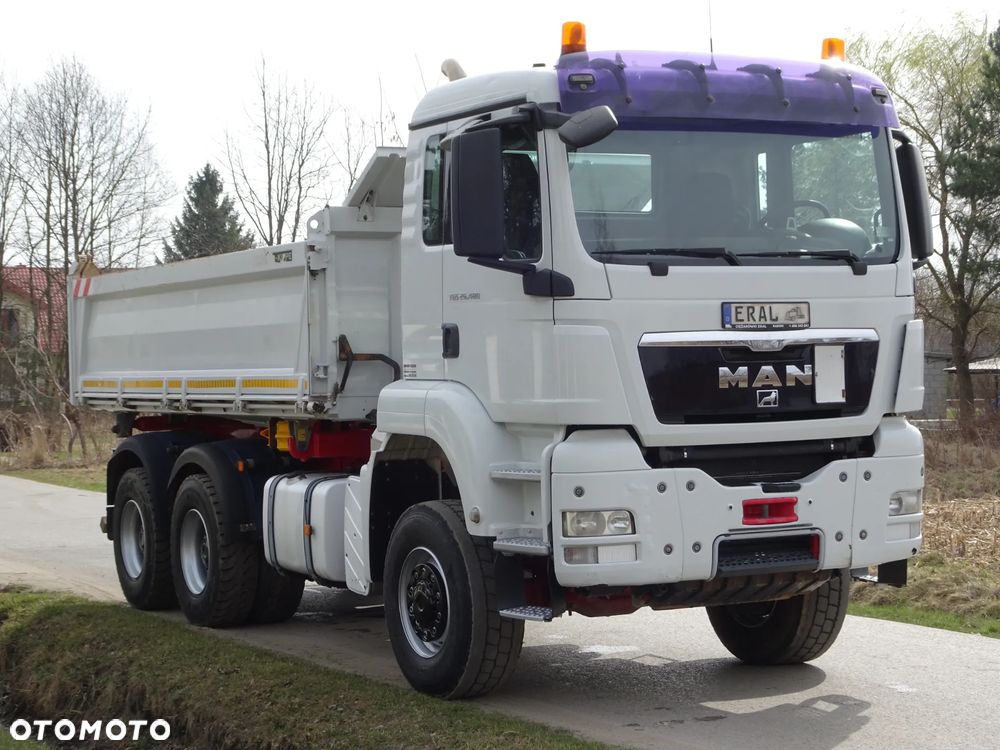 MAN TGS 26.480 6X6  Kipper Meiller 3-stronny Hydroburta stan idealny - 7