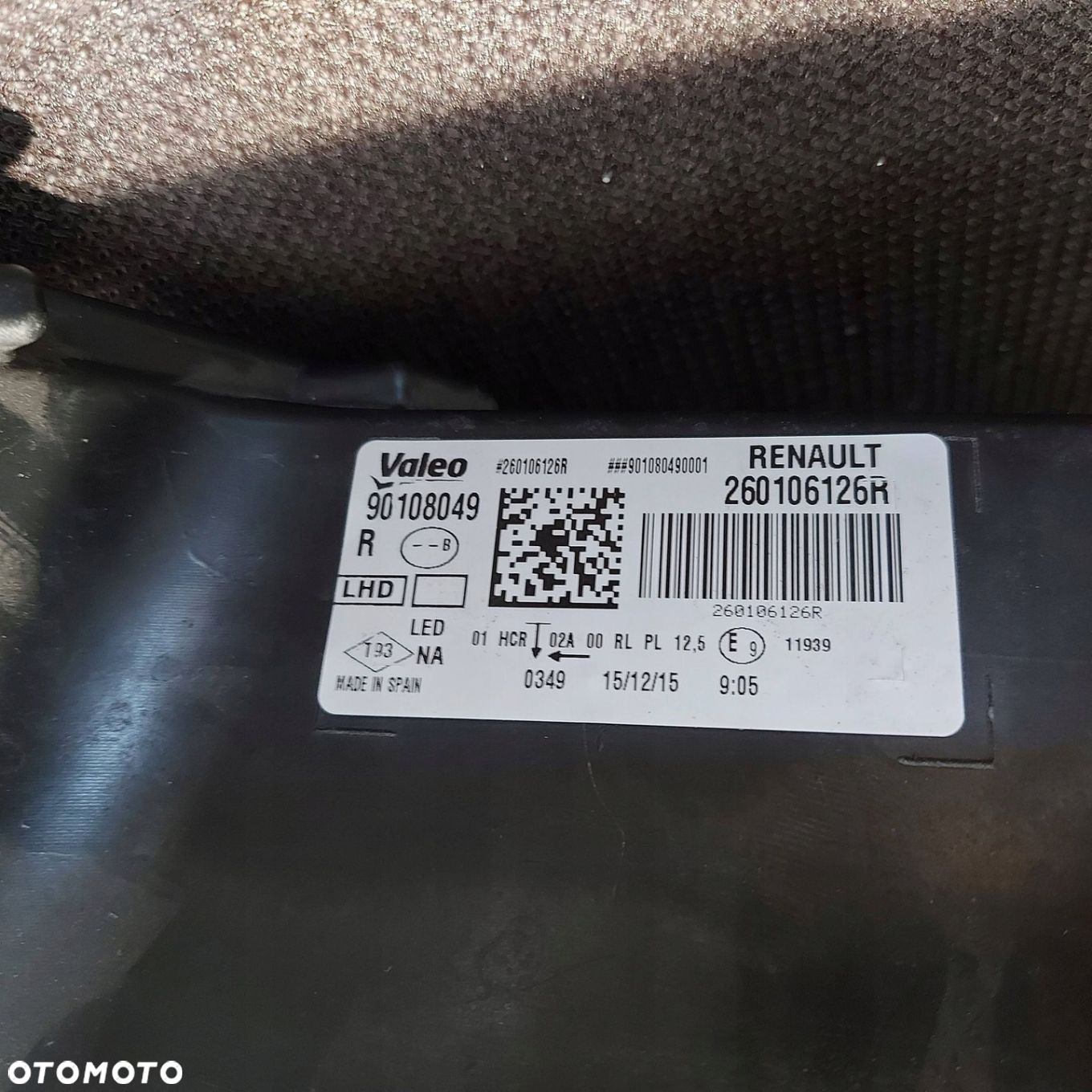 Renault Megane IV SM FULL LED Przód strona prawa 260106126R - 7