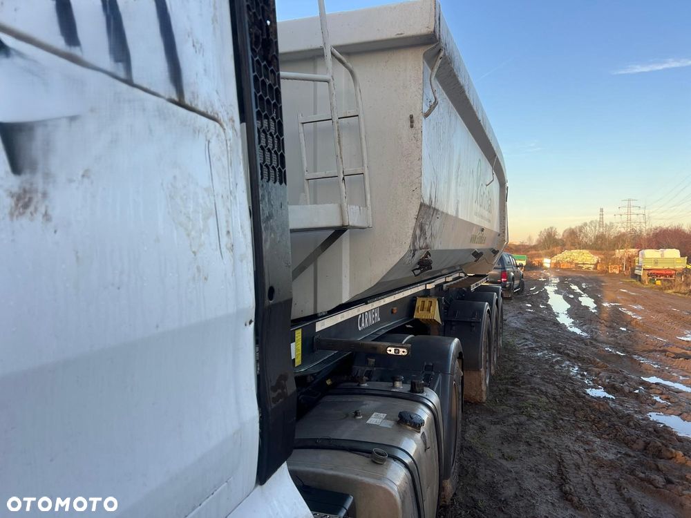 MAN TGX 500 KM (2017)  / EURO 6 + Naczepa wywrotka  3-osiowa CARNEHL (2021) / oś podnoszona - 12