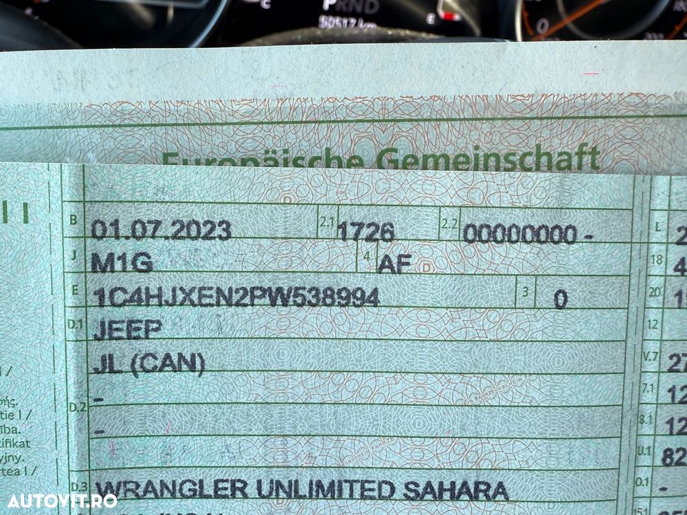 Jeep Wrangler Unlimited 2.0 T-GDI Hardtop AWD Automatik Sahara - 12