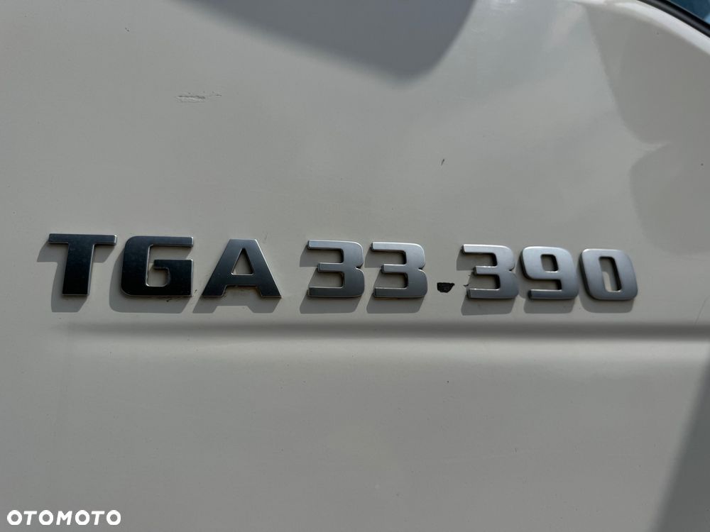 MAN TGA 33.390 6X4 Kiper Wywrotka Manual Resor Hydroburta - 9