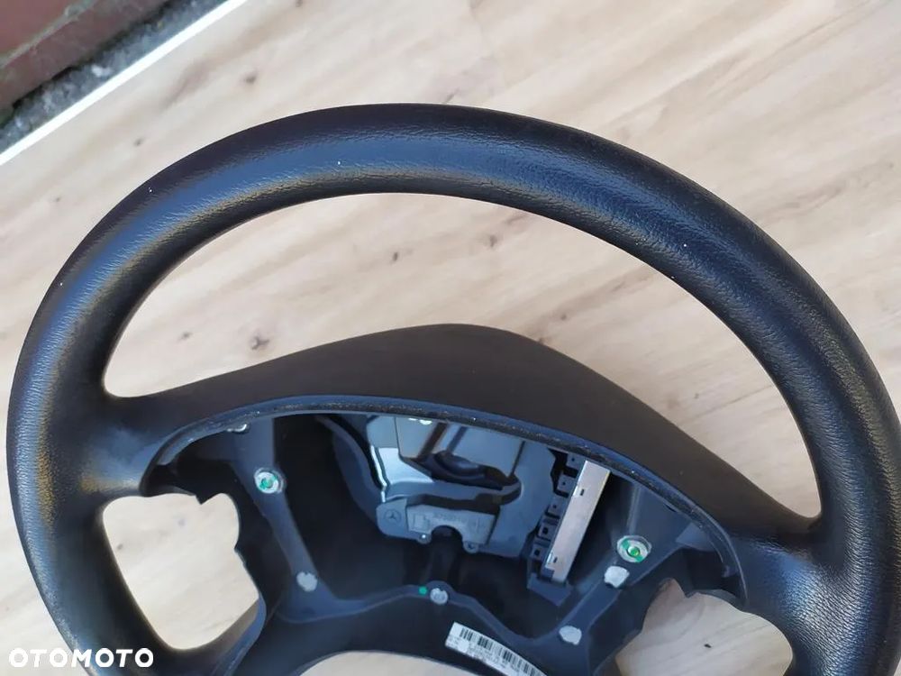 MERCEDES W209 CLK W211 LIFT W219 CLS KIEROWNICA CZARNA GUMOWA CLASSIC ŁADNA - 9