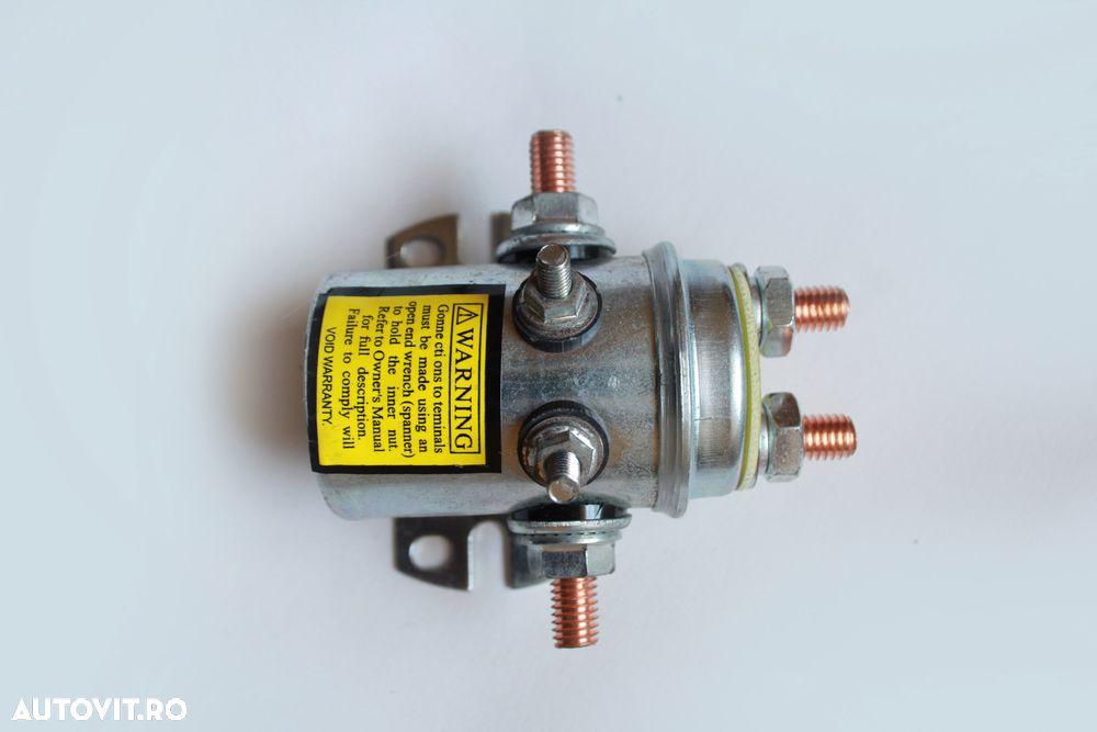 solenoid, bobina de sens, releu pentru troliu 300 A la  24 V - 6