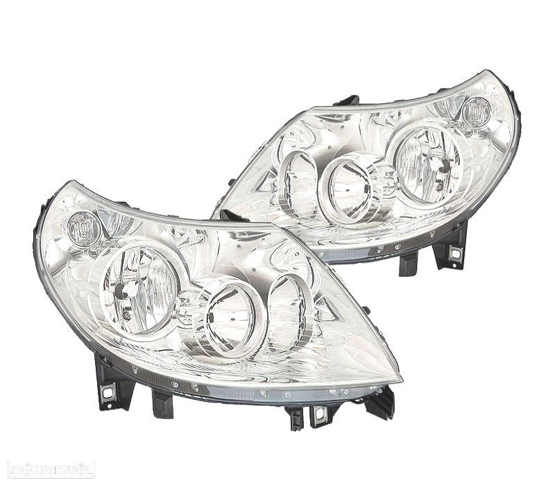 FARÓIS OPTICAS DEPO PARA CITROEN JUMPER 06- FIAT DUCATO 06- PEUGEOT BOXER 06- - 1