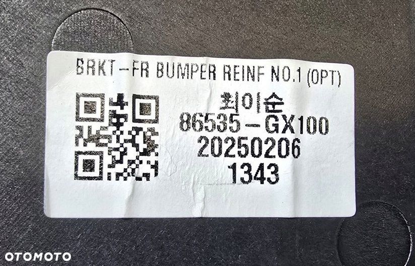 ślizg mocowanie wspornik zderzaka przód hyundai inster 25r 86535-gx100 - 5