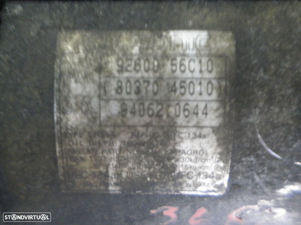 Compressor AC 9406210644  NISSAN TERRANO 1 1994 2.7TD 100CV 5P VERDE DIESEL CALSONIC - 3