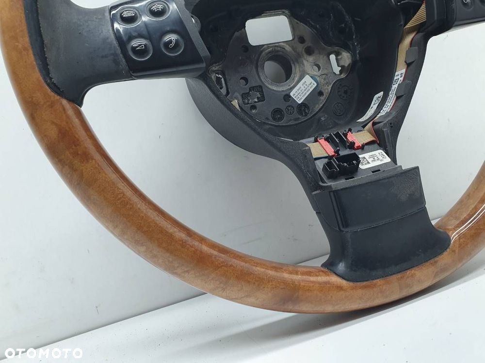 KIEROWNICA MULTIFUNKCJA VW PASSAT B6 DREWNO DREWNIANA 3C0419091K ORYGINAŁ - 4