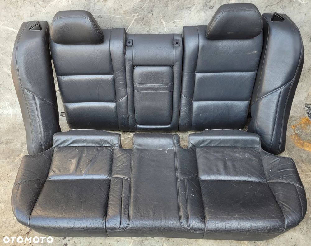 KANAPA TYŁ TYLNA VOLVO S80 I LIFT CZARNA SKÓRA - 1