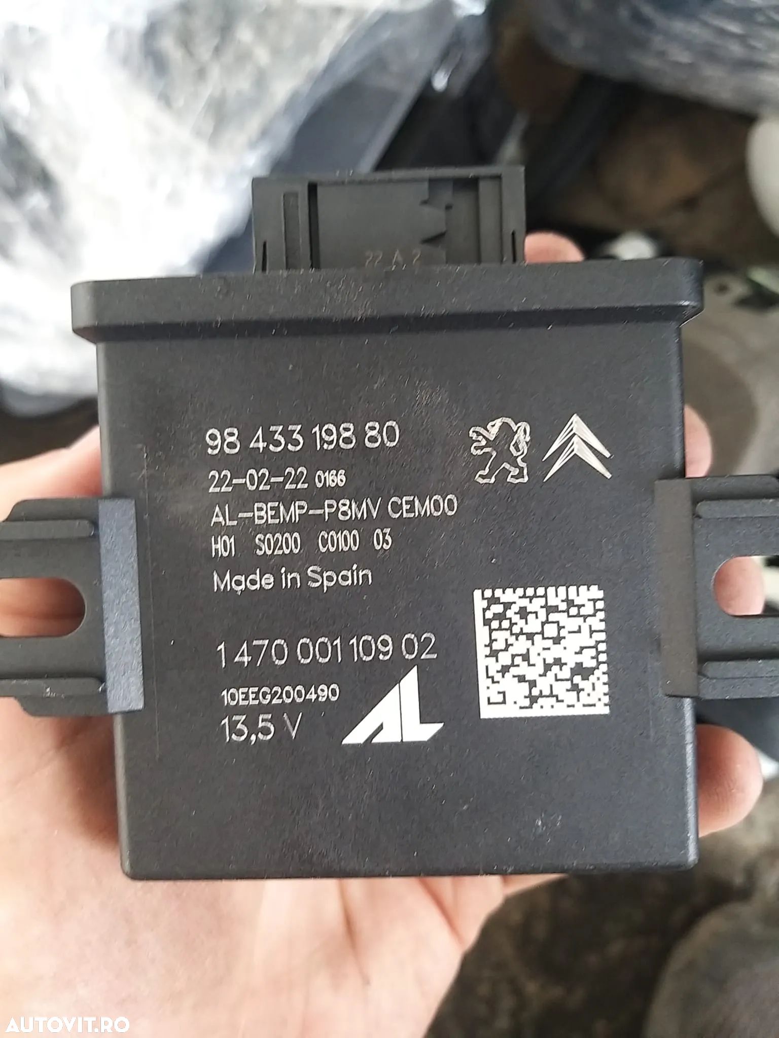Modul De Control Al Farurilor cod: 9843319880 pentru Peugeot 3008 Gt Line din 2023, 2.0 HDI, 1.6 THP - 1