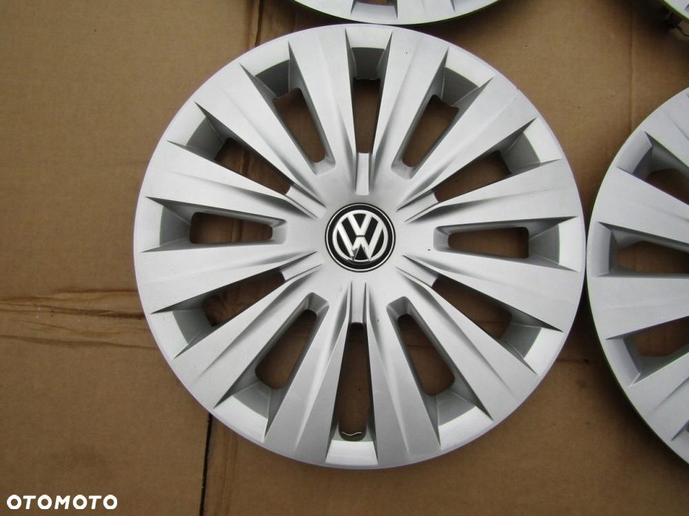 4x Kołpaki 15 VW Caddy Passat B5 Jetta Golf V VI VII Touran Polo / Oryginał - 9