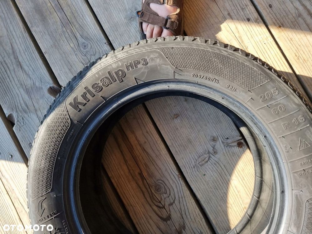 Opona zimowa Kleber Krisalp HP3 205/60R16 92H 2021r,6/5,8mm bdb stan - 13