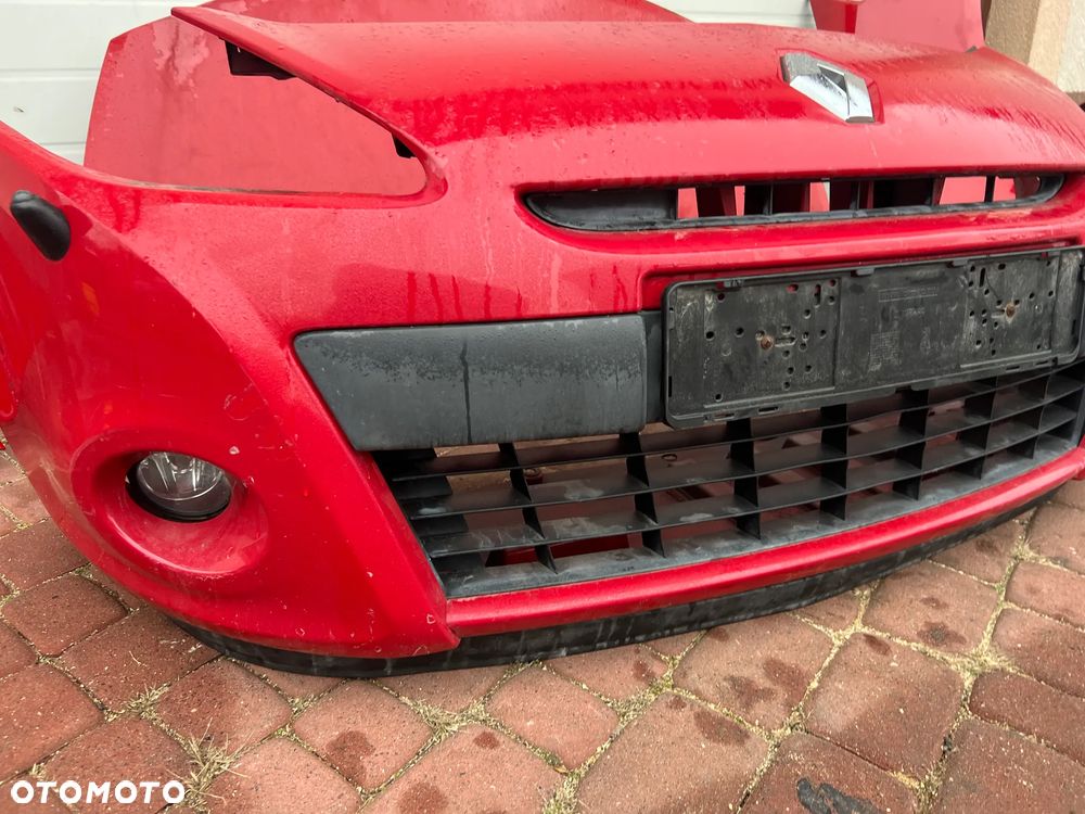 PRZÓD KOMPLETNY ZDERZAK PAS MASKA BŁOTNIK RENAULT CLIO III 3 LIFT DV727 - 14