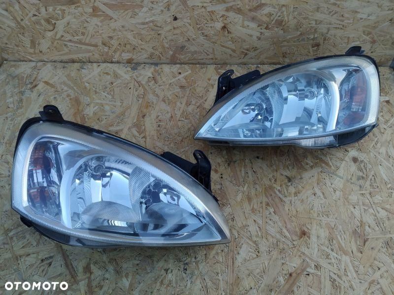 REFLEKTOR 2 SZT KPL EUROPA LEWY + PRAWY OPEL CORSA C LIFT - 1