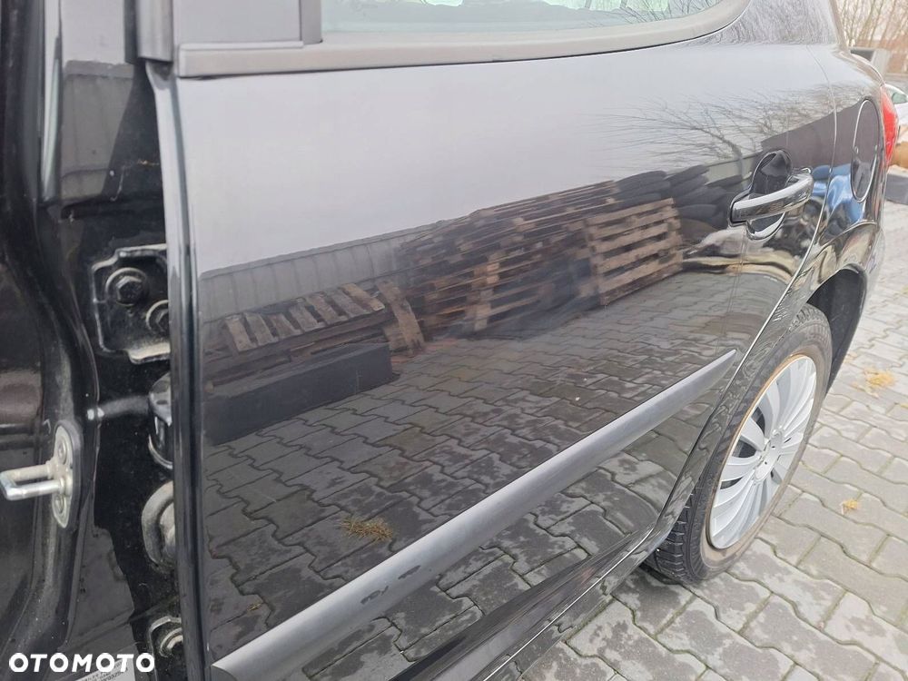 DRZWI KOMPLETNE LEWY TYŁ PEUGEOT 207 06-09r  EXL HB 5D - 6