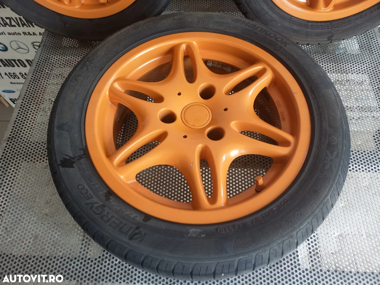 Jante Janta Aluminiu Fata/Spate Smart Fortwo 175/55R15 Si 145/65R15 - 8