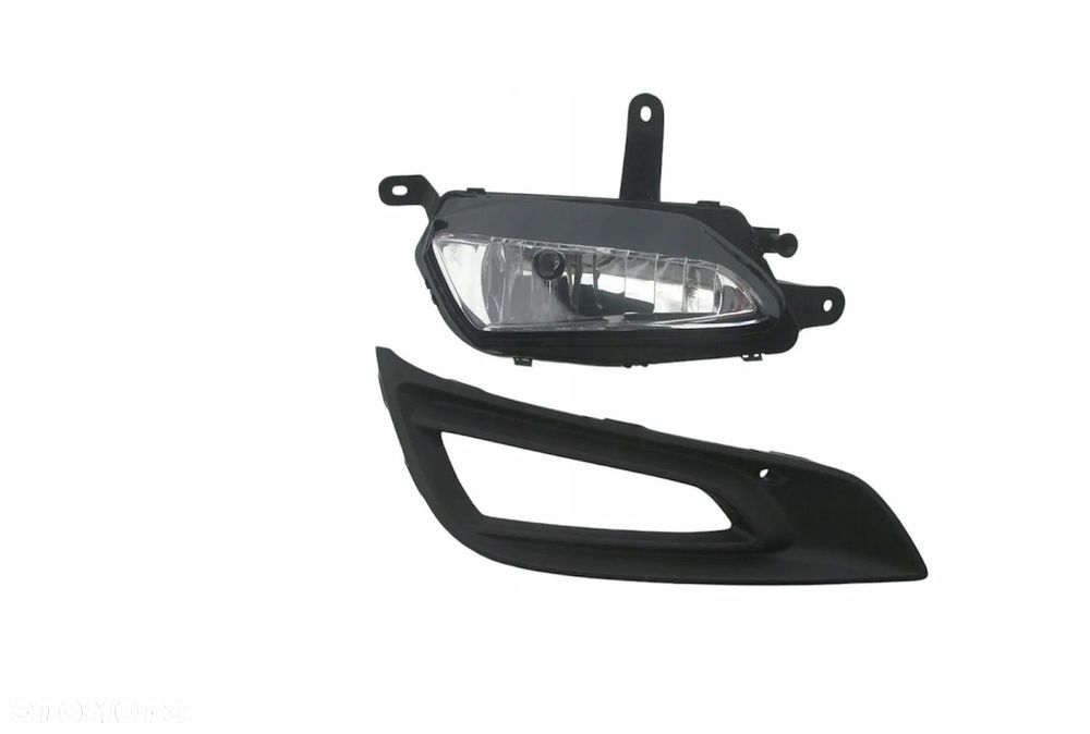 OPEL ASTRA 4 K 2017-2019 HALOGEN + RAMKA ZDERZAKA PRAWY