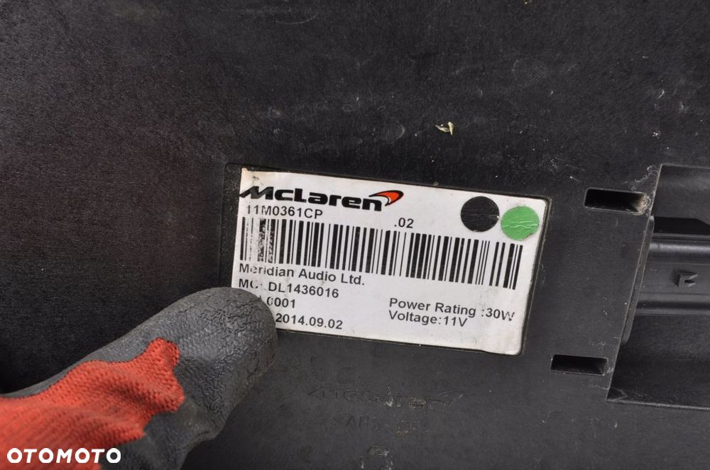 MCLAREN 650S GŁOŚNIK MERIDIAN LEWY 11M0361CP - 3