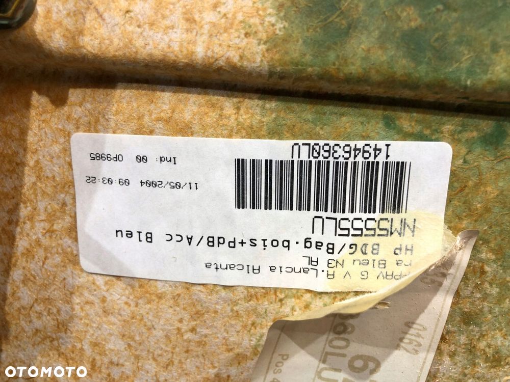 lancia phedra boczek lewy alcantara niebieska - 7