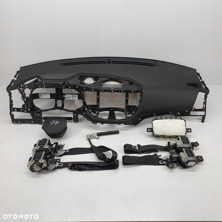 HYUNDAI TUCSON II DESKA ROZDZIELCZA KONSOLA KOKPIT PULPIT PODUSZKI AIRBAG AIR BAG PASY KIT SET - 1