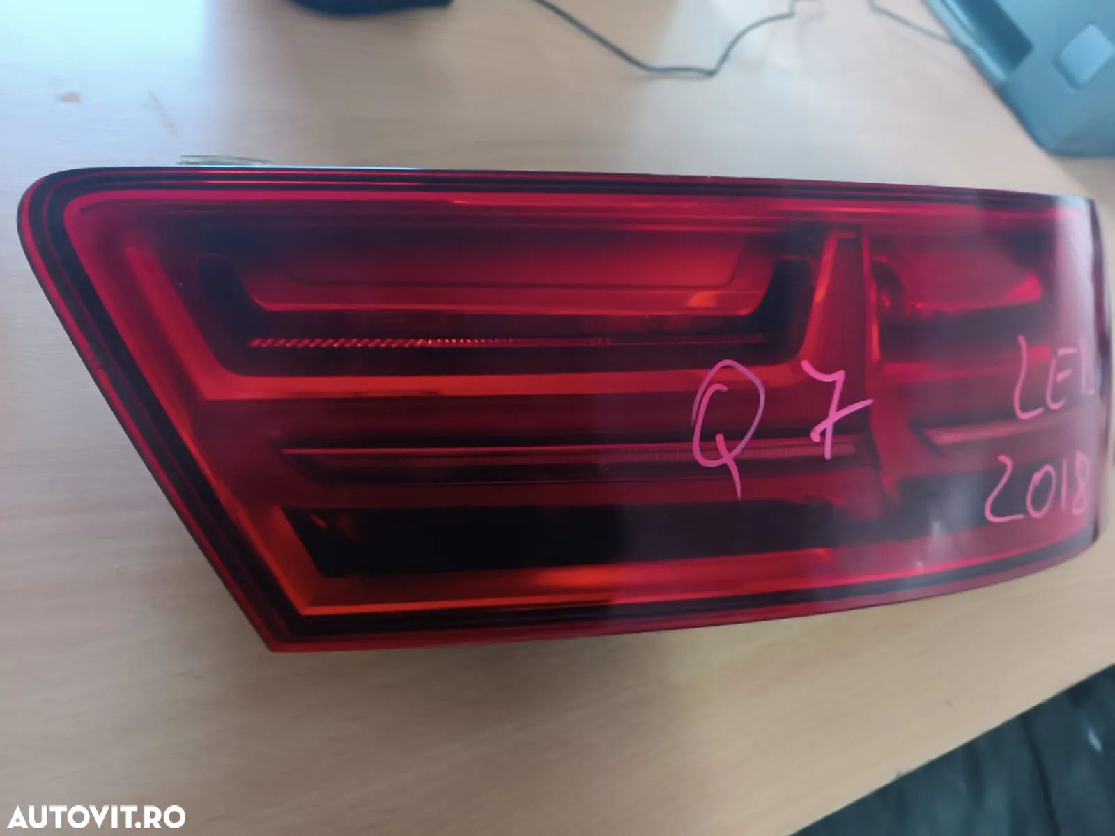 Lampă spate cu LED Audi Q7 2017-2019, partea dreaptă, dreapta, OEM - 1