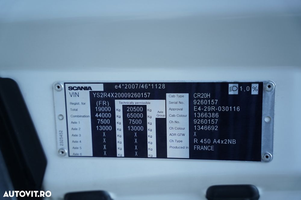 Scania R 450 / SISTEM HIDRAULIC / RETARDER / I-PARK COOL / COMPLET AIRMATIC / EURO 6 - 38