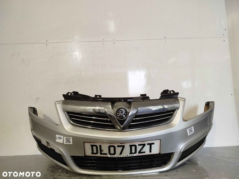 ^ ZDERZAK PRZÓD PRZEDNI OPEL ZAFIRA B II 2 Z157 SREBRNY - 1