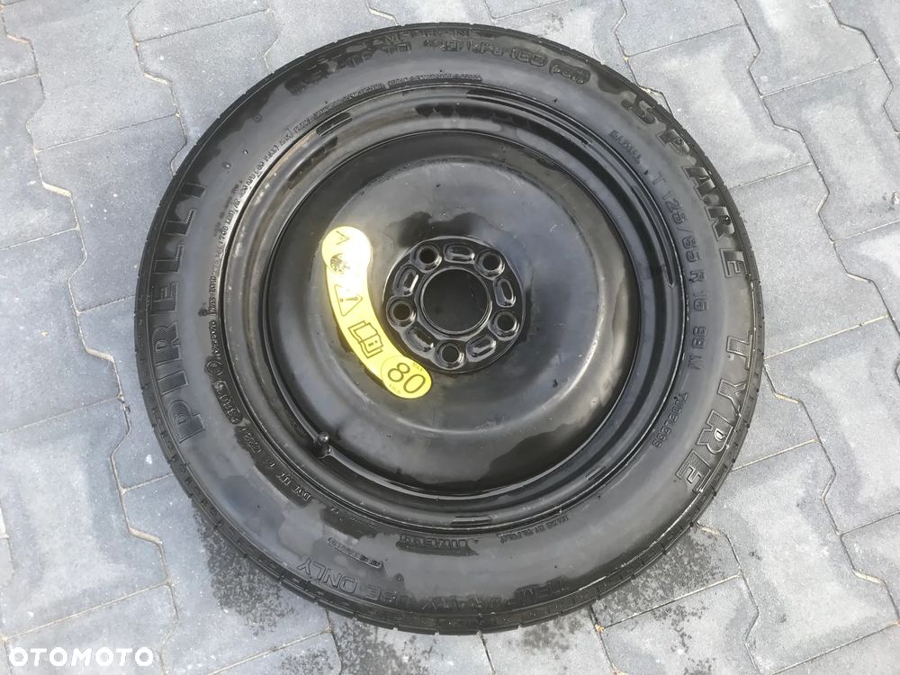 Koło Dojazdowe Dojazdówka Ford Volvo 16 cali 125/85R16 Zapas - 1