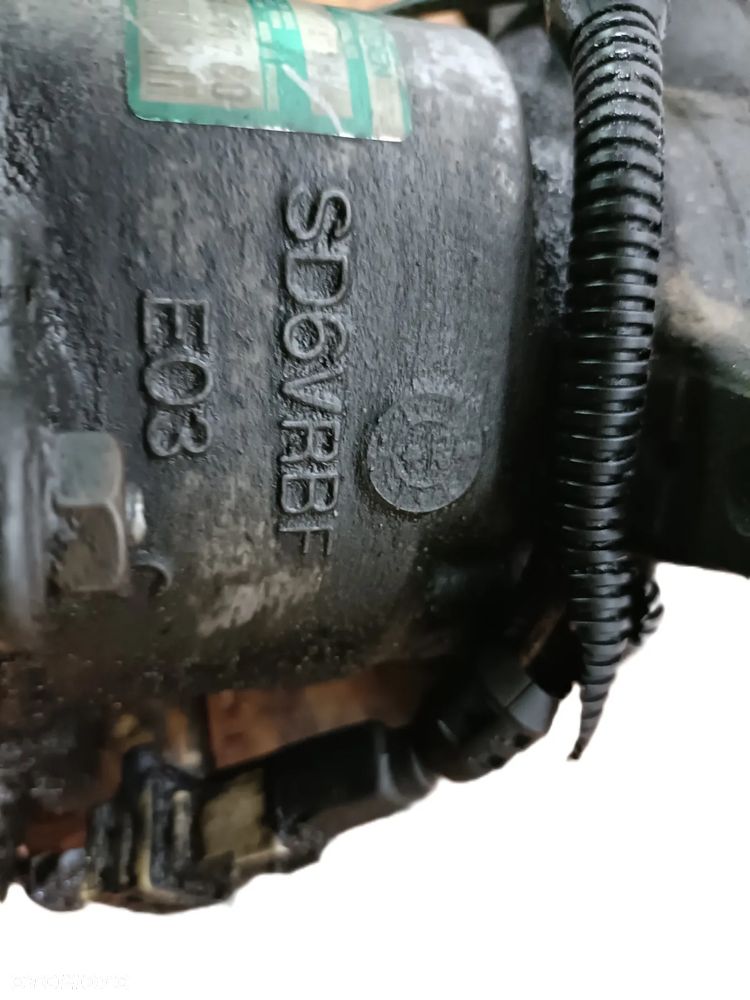 PEUGEOT PARTNER I 96-07 r. 1,6 l. SPRĘŻARKA kompresor klimatyzacji SANDEN SD6V12 * - 4