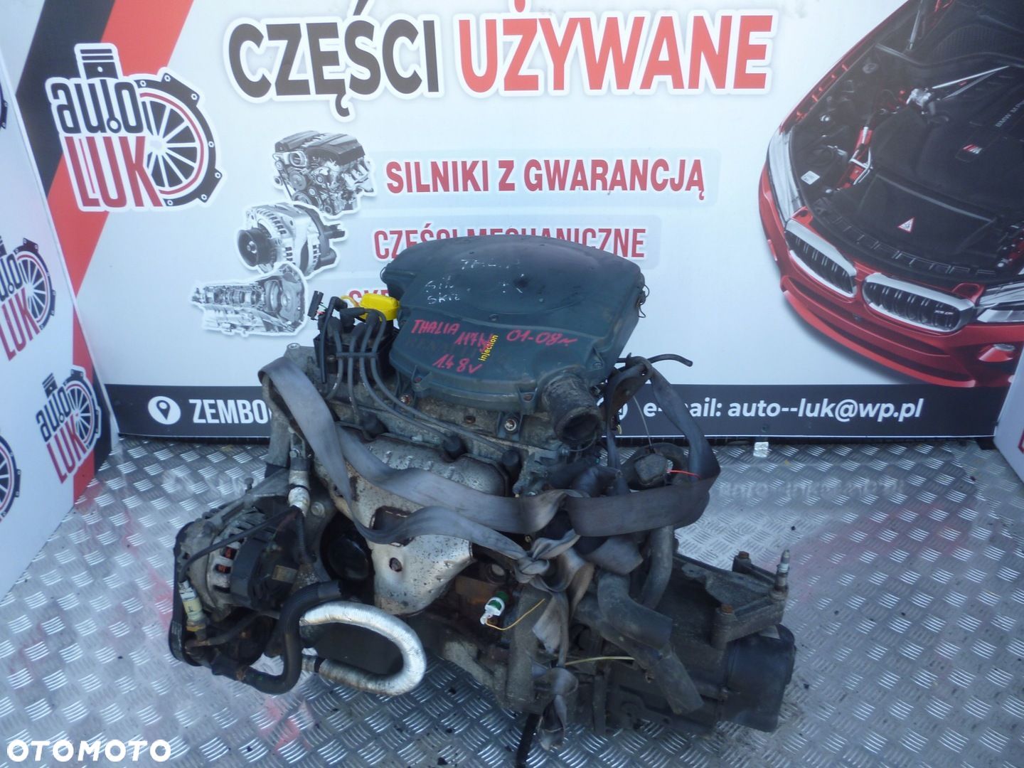 SILNIK RENAULT THALIA 1.4 8V 01-08r. 117 TYS - 1