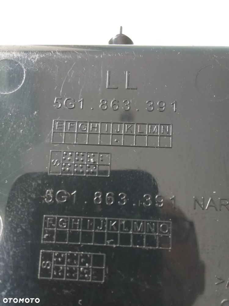 Vw Golf VII popielniczka schowek 5g1863391 - 3