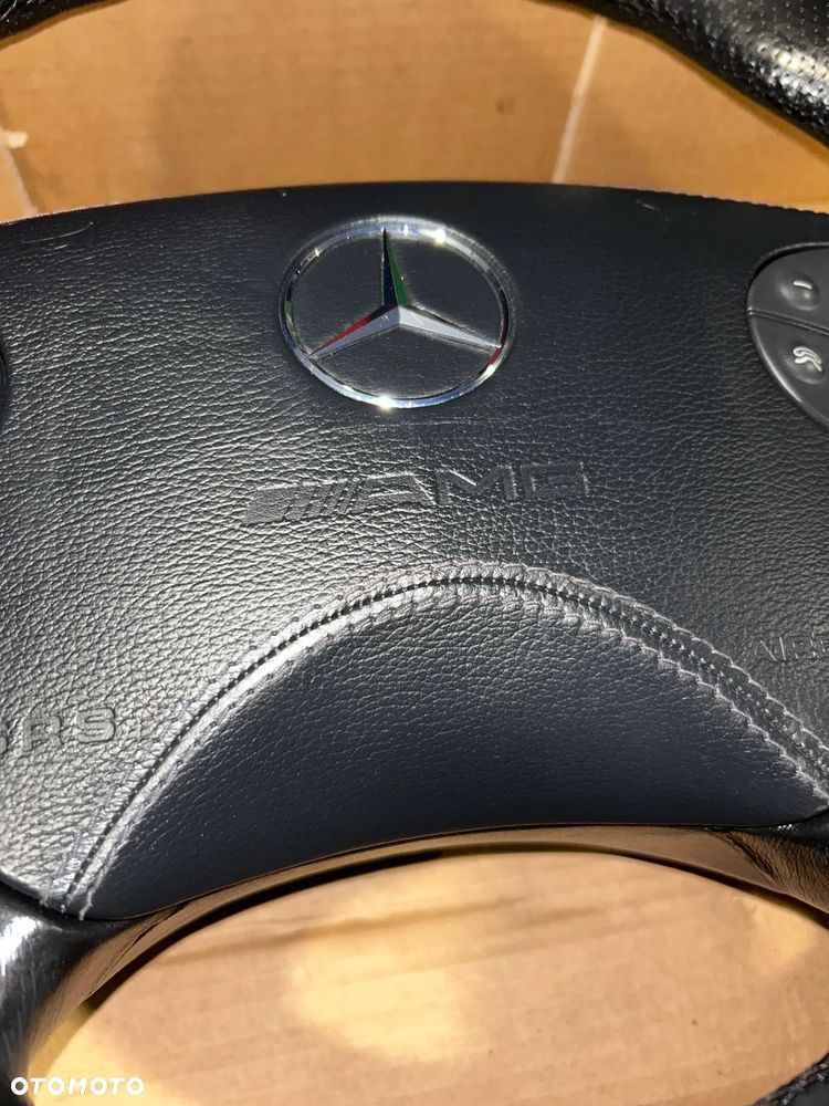 Kierownica MERCEDES CLK 55 W208 W210 E AMG airbag skóra - 7