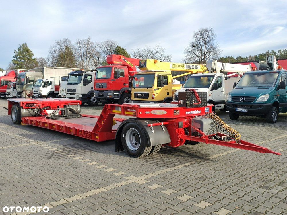 EMTECH 2 osiowa PCN 18 TIEFBETT Zagłębiana Rozciągana Oś Skrętna UNIKAT - 35