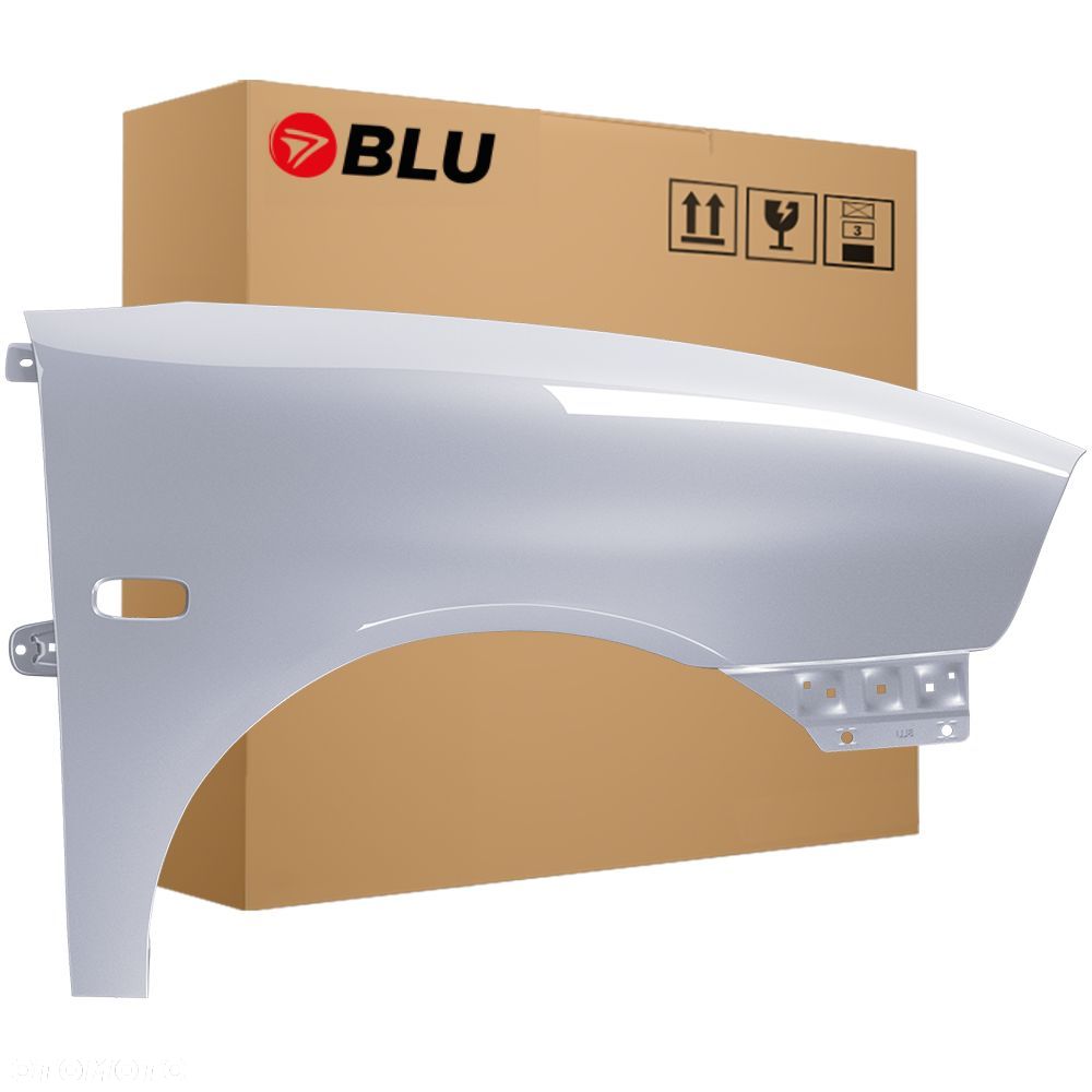 BLU Błotnik Seat Ibiza 3 III Cordoba 2 II 6L LA7W prawy przód srebrny 02-08 ocynk ReflexSilber - 1