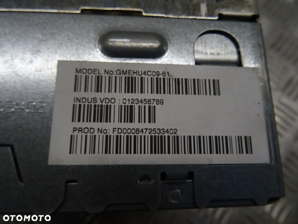 OPEL ZAFIRA B LIFT 08-14 (2009r) 1.7CDTI RADIO NAWIGACJA 383555646 - 4