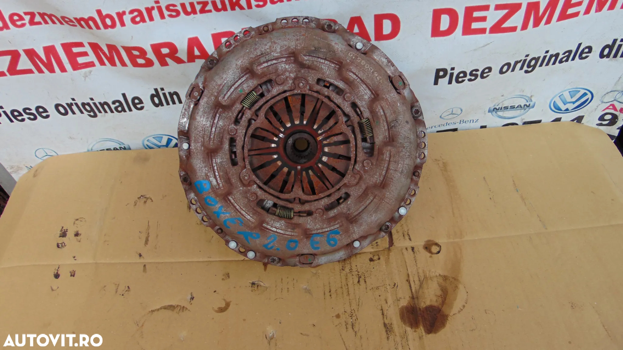 Volanta Peugeot Boxer 2.0 euro 6 Citroen jumper 2.0 euro 6 placa presiune disc ambreiaj volanta dez - 2