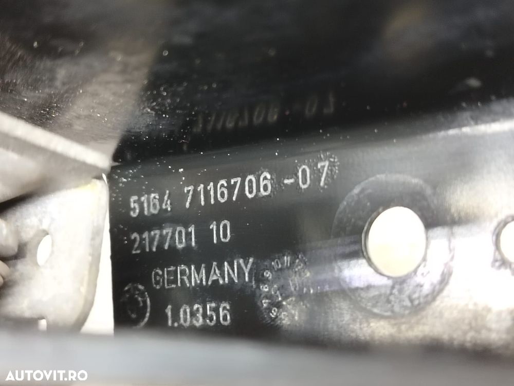 Suport blocare capota dreapta 51647116706-07 BMW Seria 3 E90 [2004 - - 3