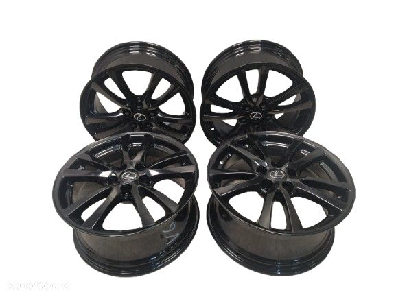LEXUS IS MK2 IS220 IS250 IS350 8X18 8,5X18 ORYGINALNE FELGI ALUMINIOWE R18 ET50 E745 5x114,5 KOMPLET DEKIELKI ORYGINAŁ - 1