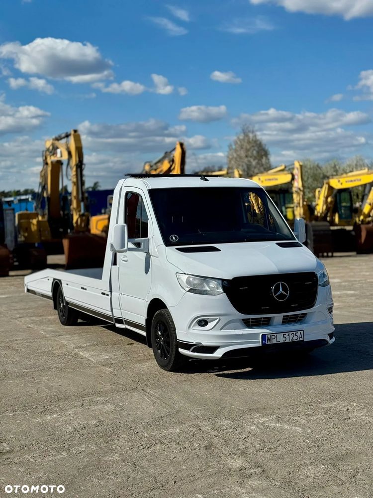 Mercedes-Benz Sprinter 317 Autolaweta najazd alu Hak 3500kg - 18
