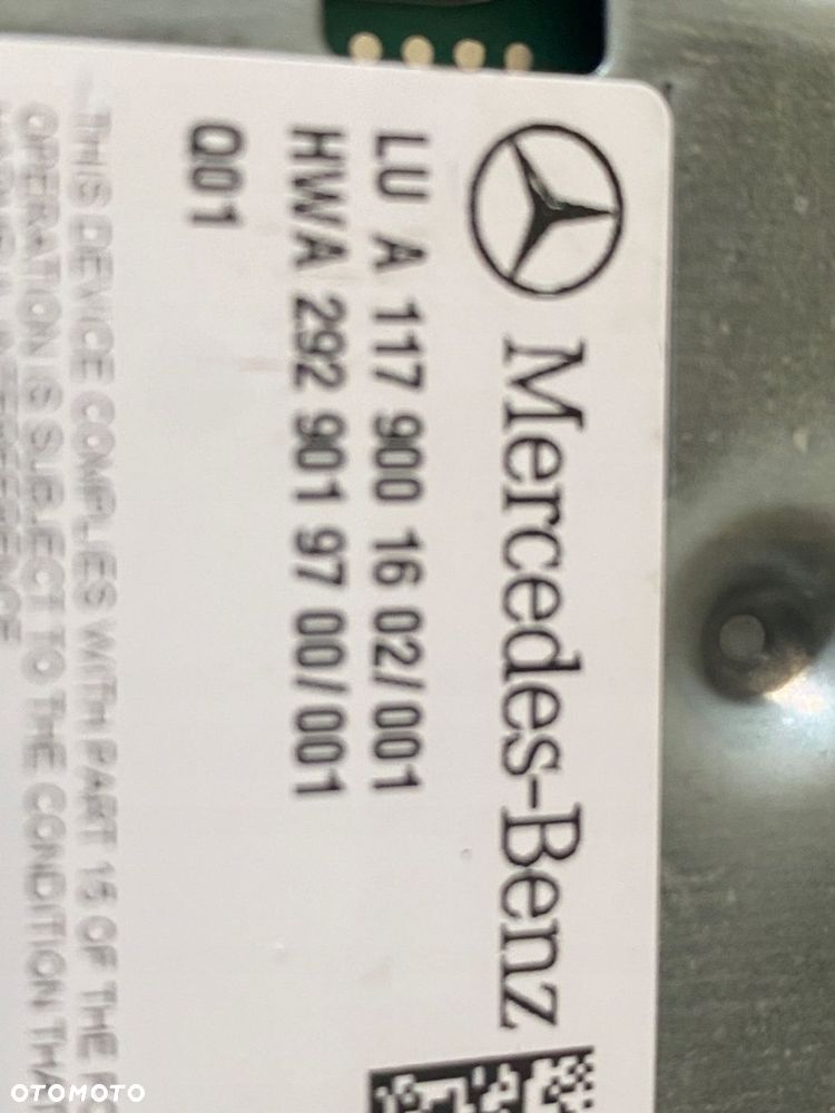 MERCEDES 176 246 117 wzmacniacz A 1179001602 - 2