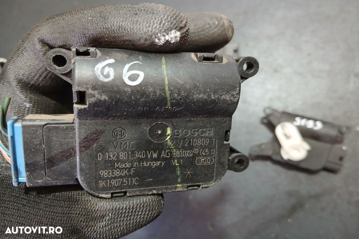 Motoras clapeta aeroterma 0132901340  /  1K1907511C 0132901340 / 9833 - 2